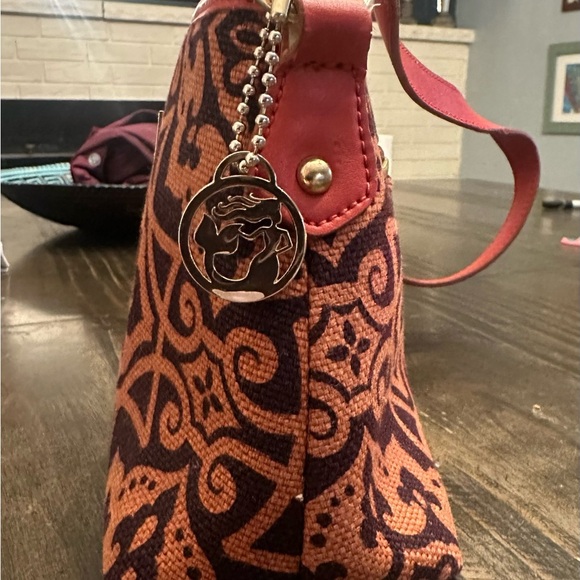 Spartina 449 Red and Black Floral Clutch - Picture 2 of 8